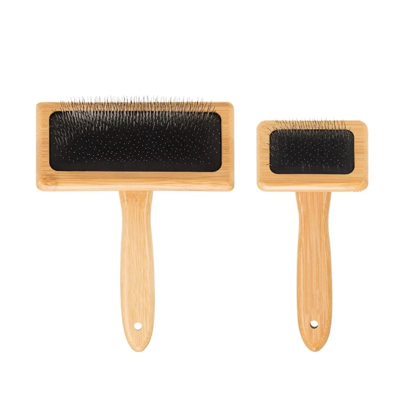 Wooden Hand Carders Slicker Brush Wool Brush Carding Brush As Shown For Dog Spinning Weaving Craft Supplies