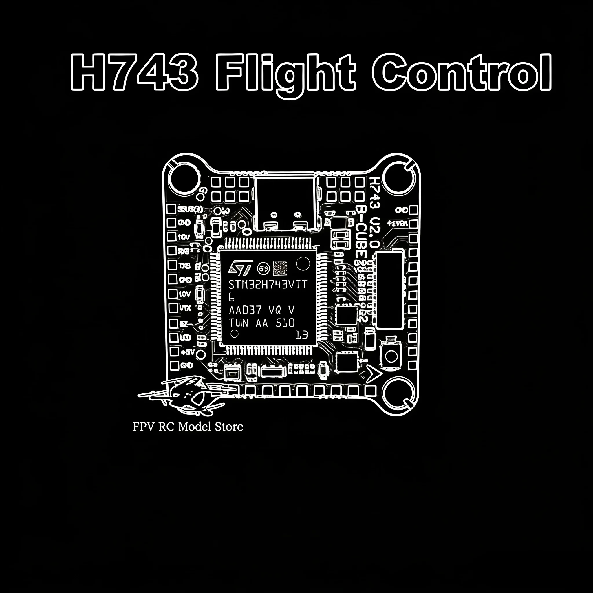 MARK4 V2 8 pouces 9 pouces 10 pouces H743 contrôle de vol 60A 4INI ESC rack drone FPV fibre de carbone PV Racing Drone quadrirotor Freestyle