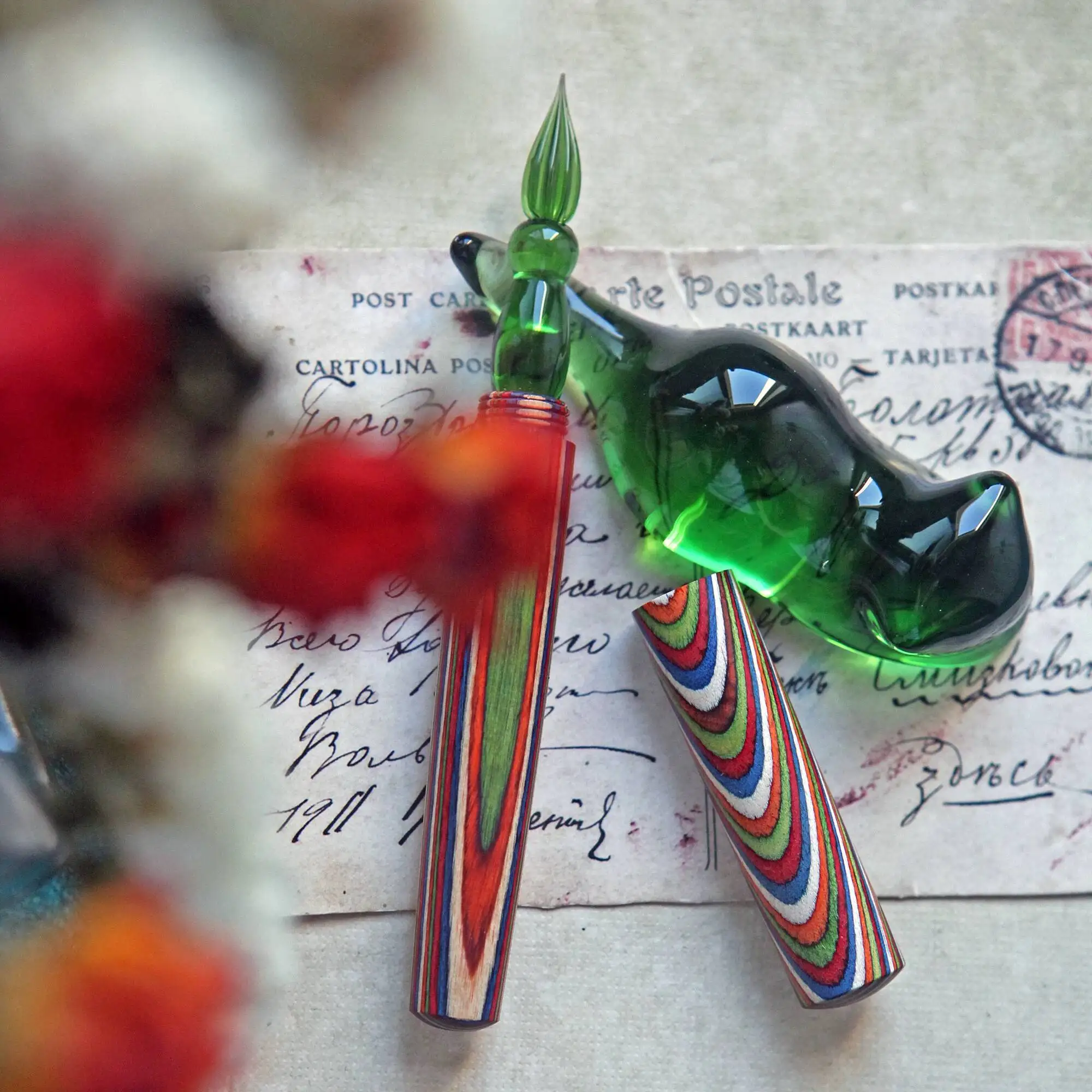 wood-holder-glass-dip-pen-high-aesthetic-value-for-color-ink-testing-and-writing