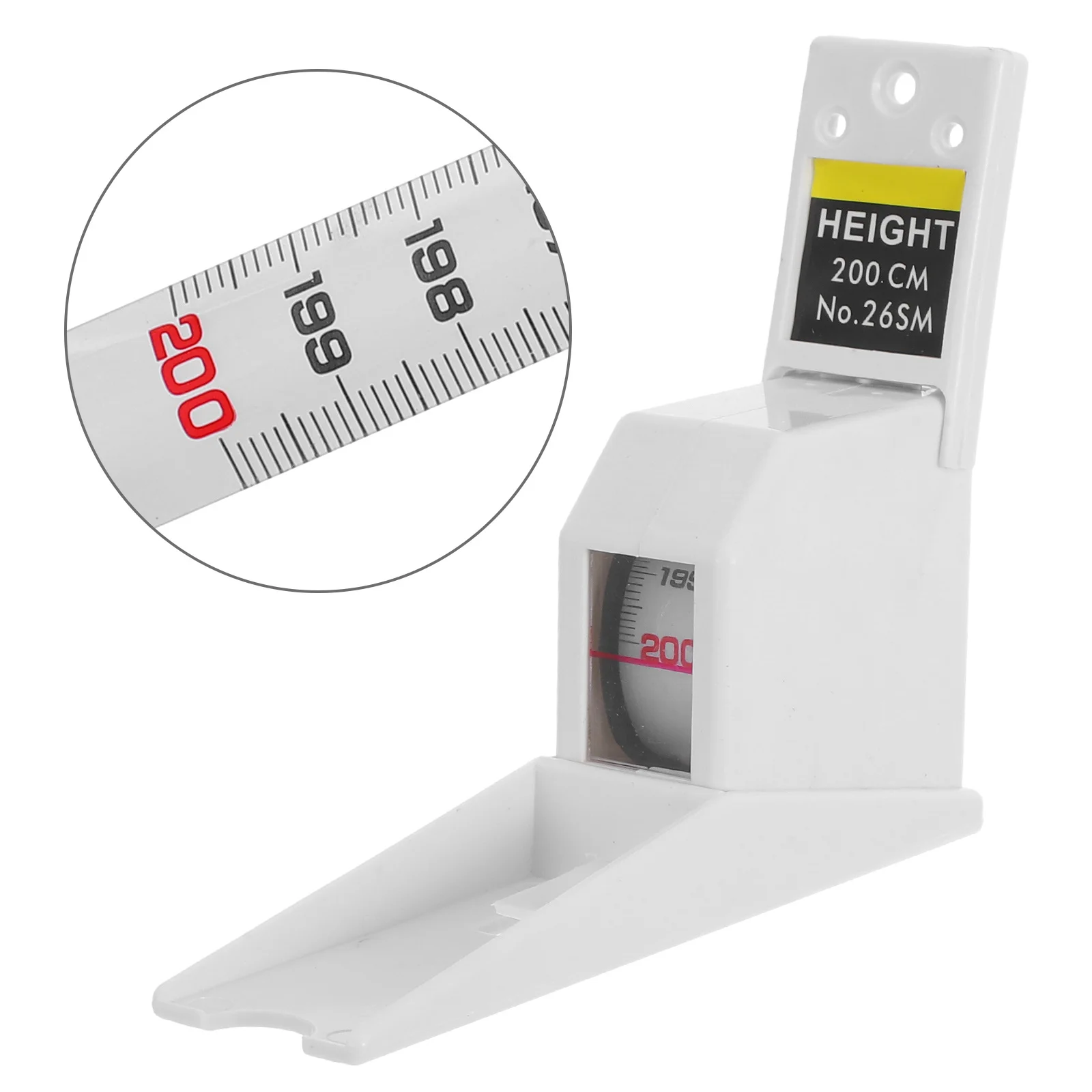 

2 Meters Height Measuring Tape Wall Mounted Retractable Ruler For Adults Growth Tracker Height Measurement Tool 0.1Cm