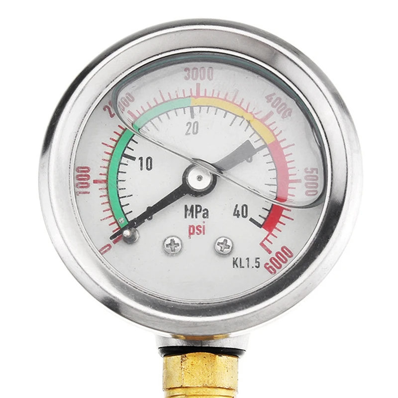 ABDJ-High Pressure Pipe 5000Pa Inflatable Valve, Inflatable With Precision Pressure Gauge 24 Inch Tube