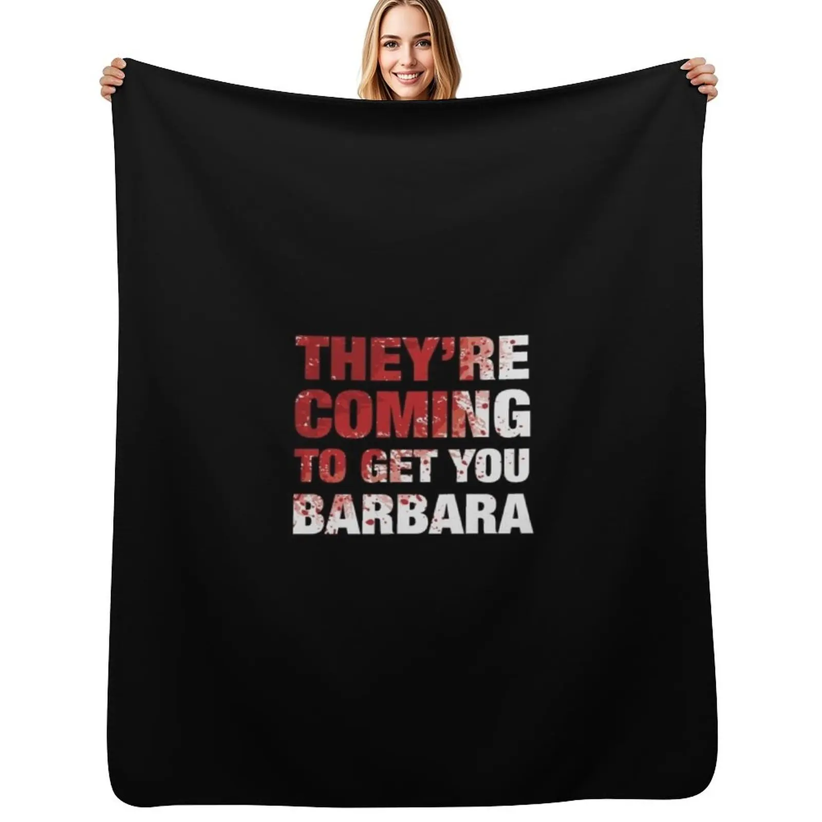 Night Of The Halloween Living Dead Throw Blanket Spring Fall Cozy Throw Blanket for Couch