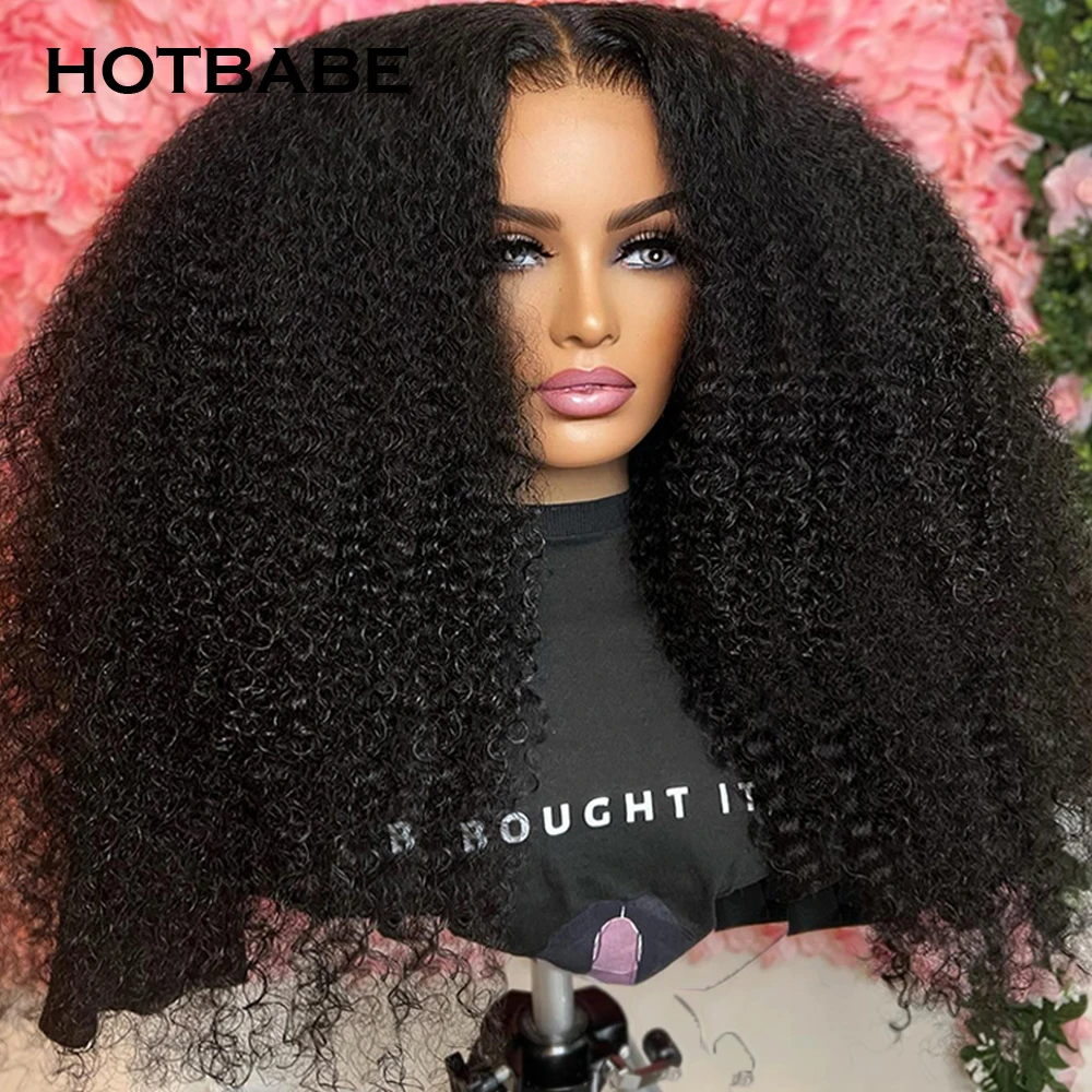 Glueless Wig Human Hair Ready To Wear Kinky Curly 13x6 HD Lace Frontal Wig Preplucked Human Hair Full 13x4 Lace Front Wigs