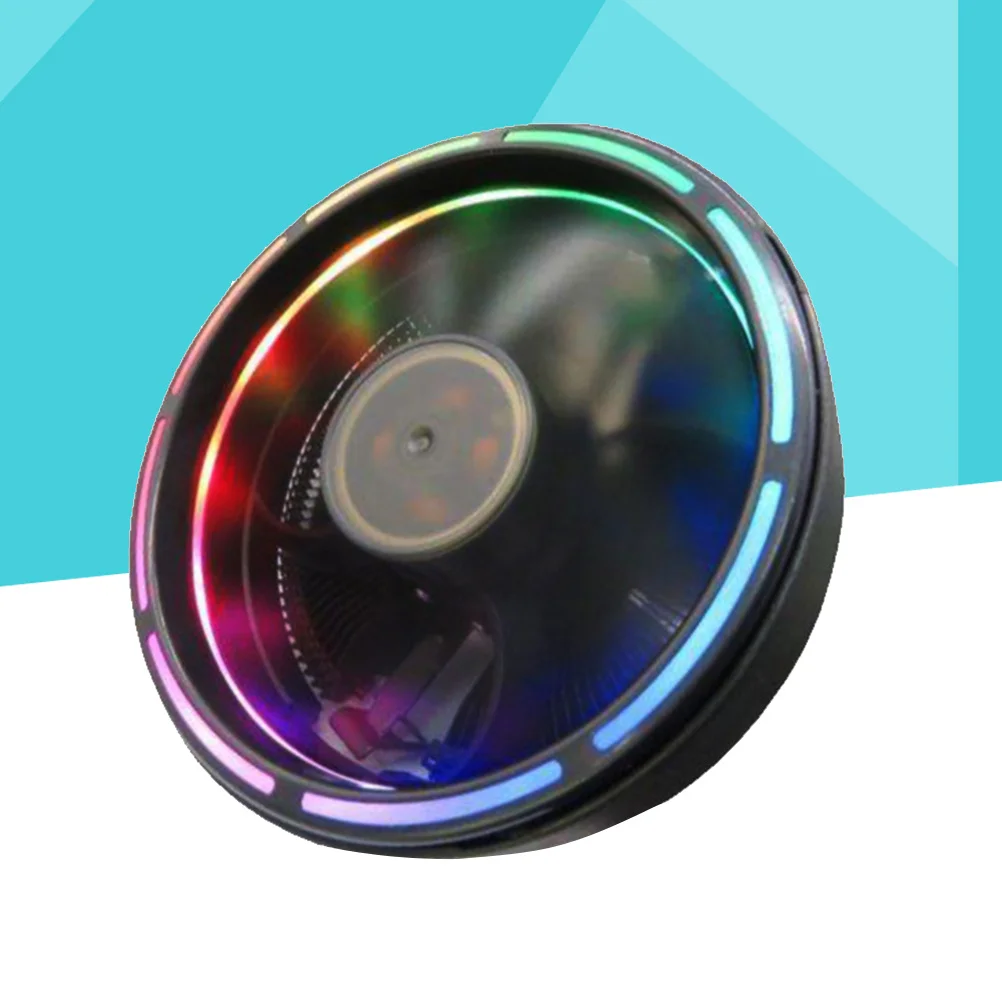 

Black Pc Computer Fan 3Pin Rgb Cooling Fan For Cpu Radiator Colorful Quiet Notebook Cooler Laptop Parts Accessories