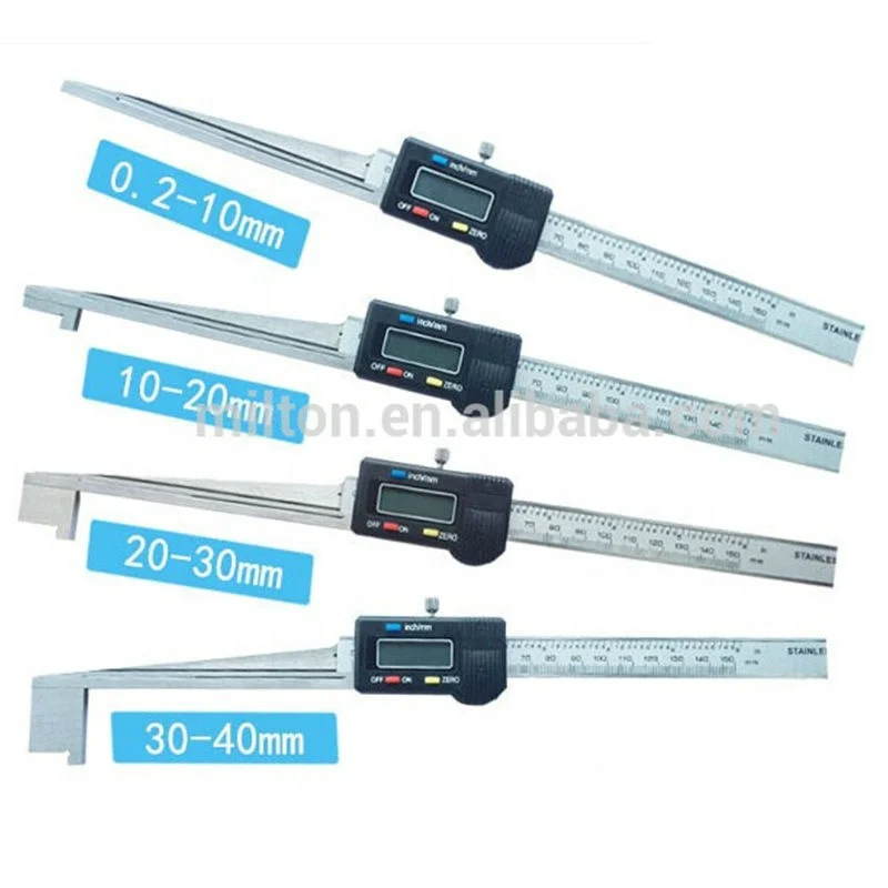 0.2-10mm 디지털 디스플레이 필러 게이지 디지털 버니어 캘리퍼 디지털 캘리버