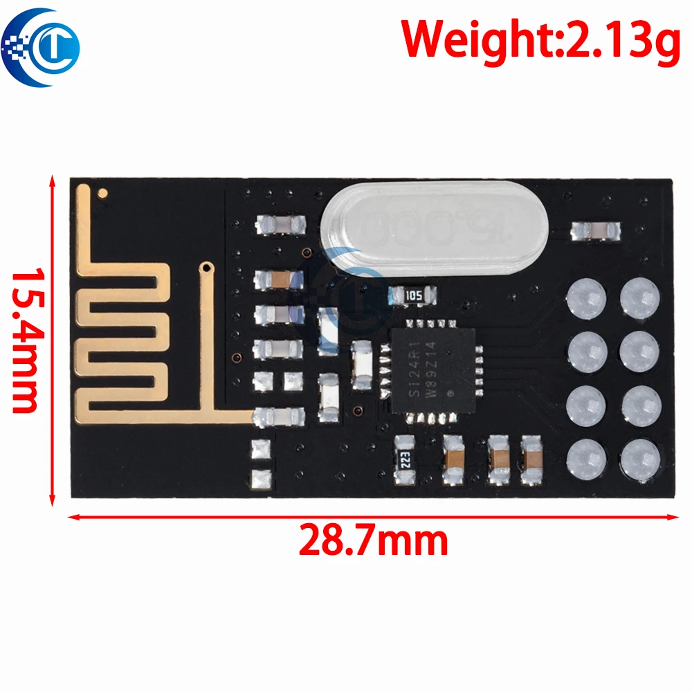 For  Arduino - CH340T USB to Serial Port Adapter Board + 2.4G NRF24L01+ Wireless Module