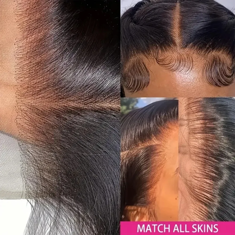 Прямые передние парики на сетке, человеческие волосы плотностью 200%, предварительно выщипанные натуральные черные для женщин, прозрачные натуральные волосы на сетке, фронтальные