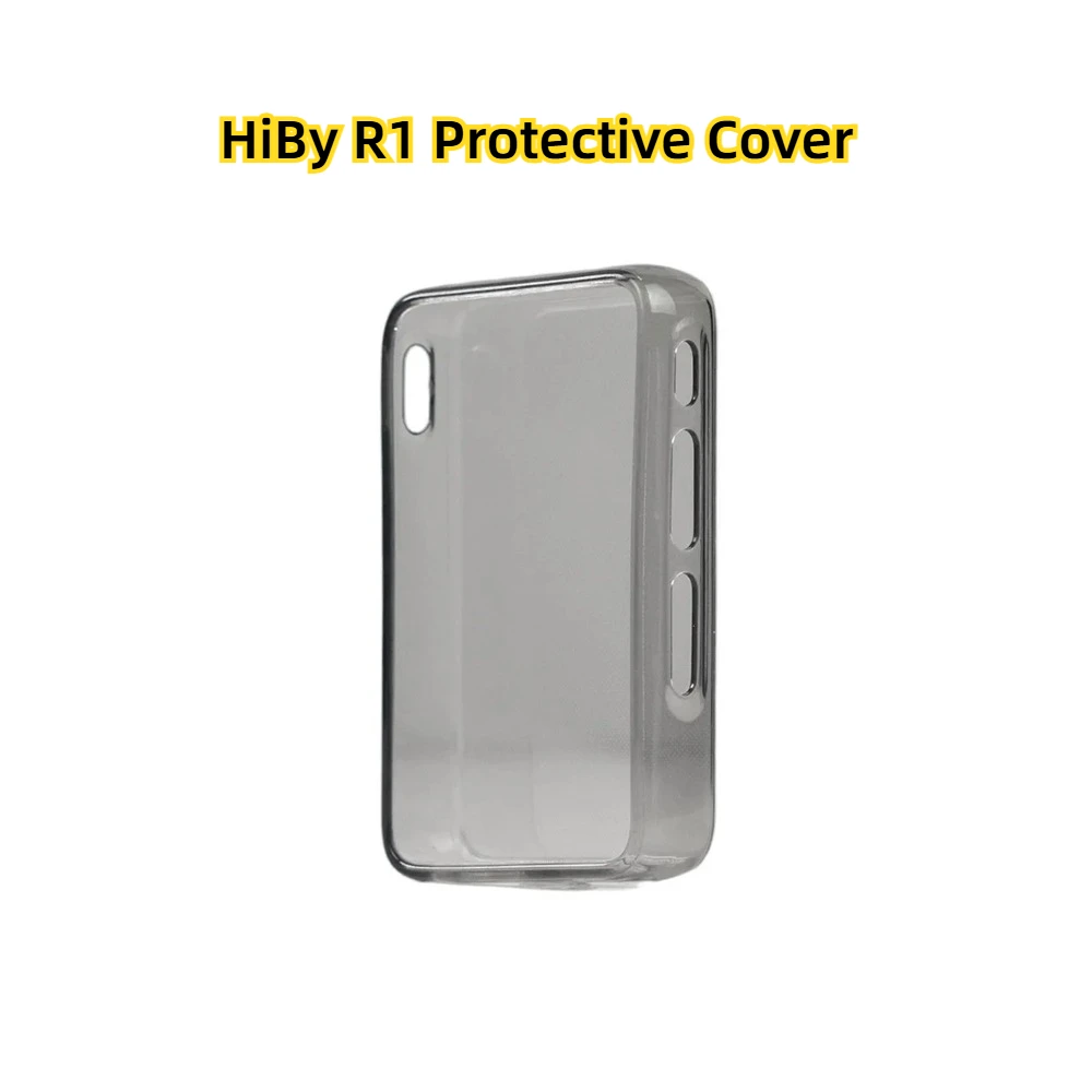 HiBy R Series MP3 Music Player Protective Cover Clear TPU Soft Shell/Leather Cover for R1 R2 R3II R3ProII 2025 Version
