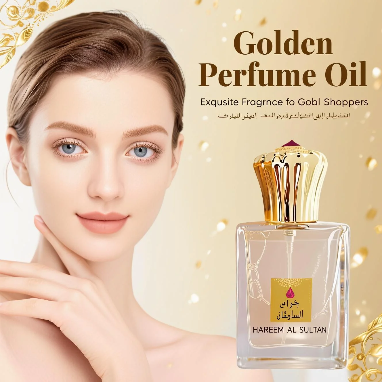

Стойкий аромат Harim Al-Sultan Golden Perfume Oil – арабские заметки, смешивание агара, янтаря и розы.