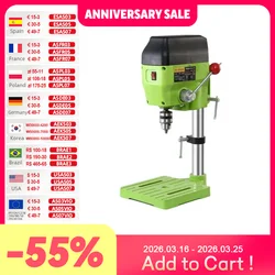 ALLSOME High Variable Speed Bench Drill Press 480W Drilling Machine Drilling Chuck 1-10mm For DIY Wood Metal Electric Tools