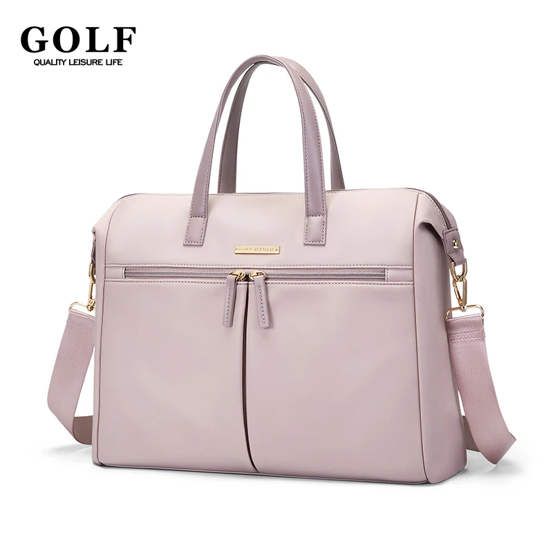 

GOLF Women's Business Bags Briefcases Laptop 15 Inch Bag Commuter Handbag Lady Casual College Shoulder Bags for Women Trend 2024