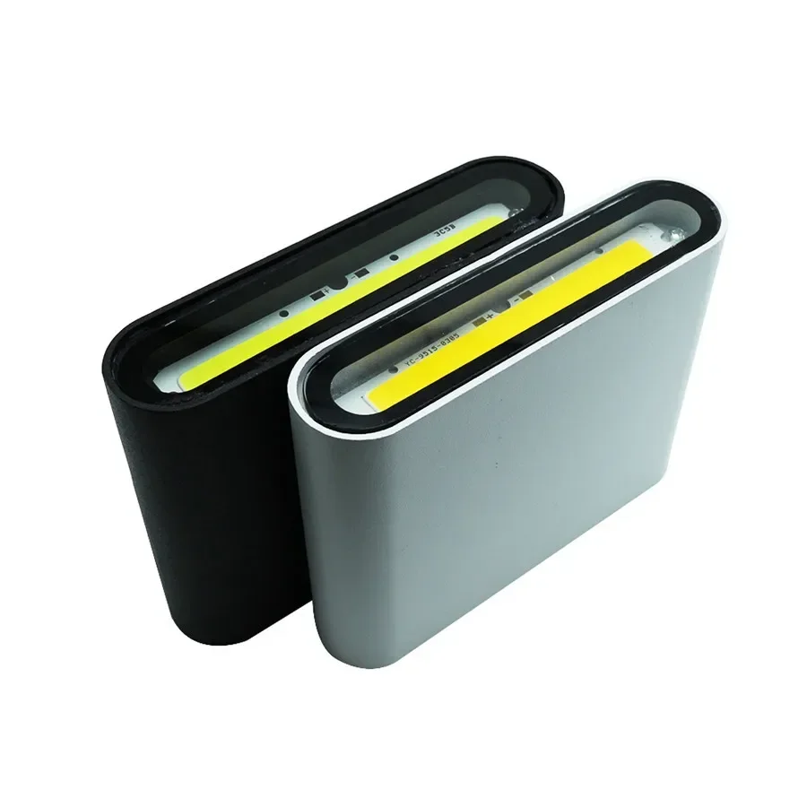 12W COB Led wall light fixture AC85-265V Waterproof outdoor decoration White or Black for Balcony,Carrior