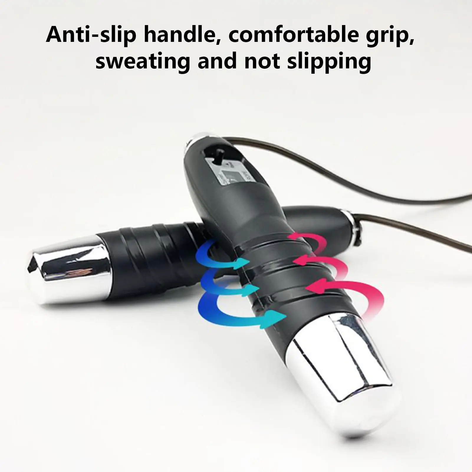 

Скакалка для упражнений, скакалка со счетчиком, умное регулируемое тренировочное оборудование, аксессуары для домашнего спортзала для мужчин, женщин, начинающих