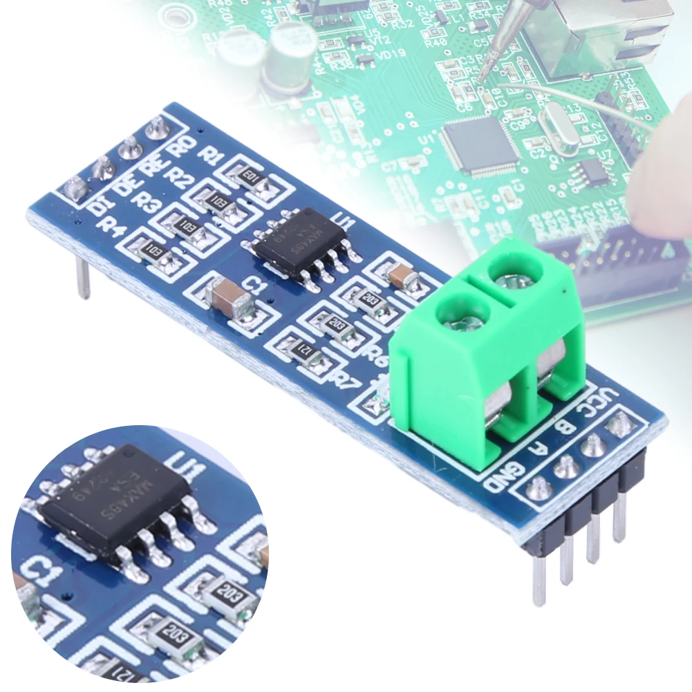 1-20PCS RS-485 TTL Turn To RS485 MAX485CSA Converter Module 5 V TTL To RS-485 Module Stable For Arduino Microcontroller MCU