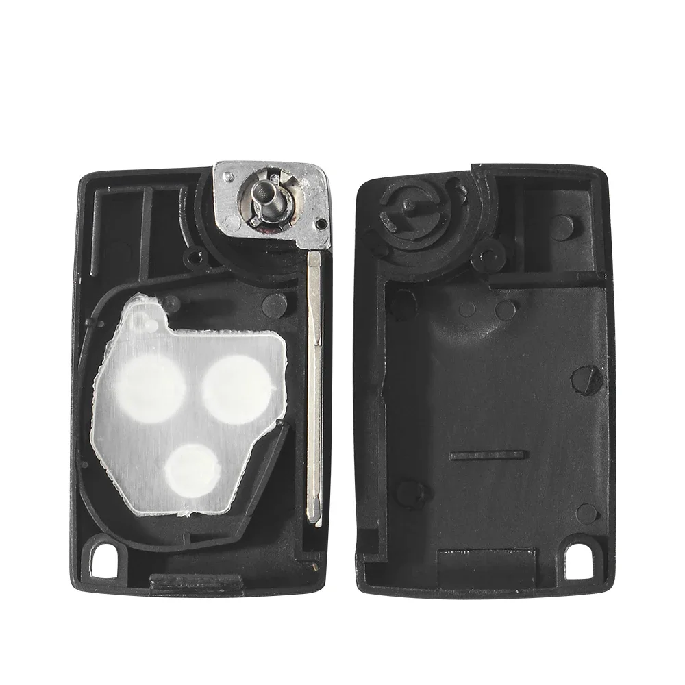 KEYYOU 3 Buttons Modified Flip Car Key Shell For Lada Granta Priora Vesta X-Ray XRay Sedan Sport Kalina Uncut Remote Key Case