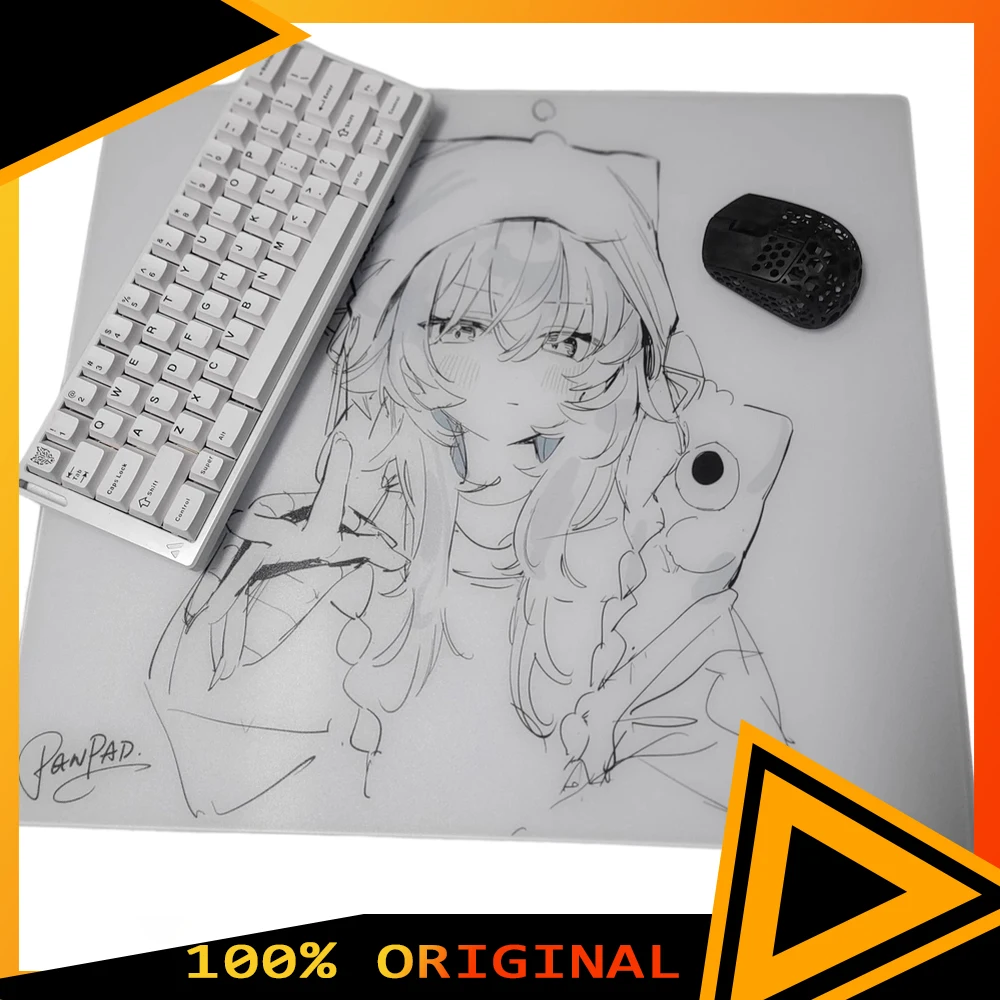 

Стеклянный коврик для мыши PAN Esports, гладкий и быстрый, с покрытием FPS, полное покрытие, грунтовка для TTK APEX CSGO, аксессуары для ПК, подарки