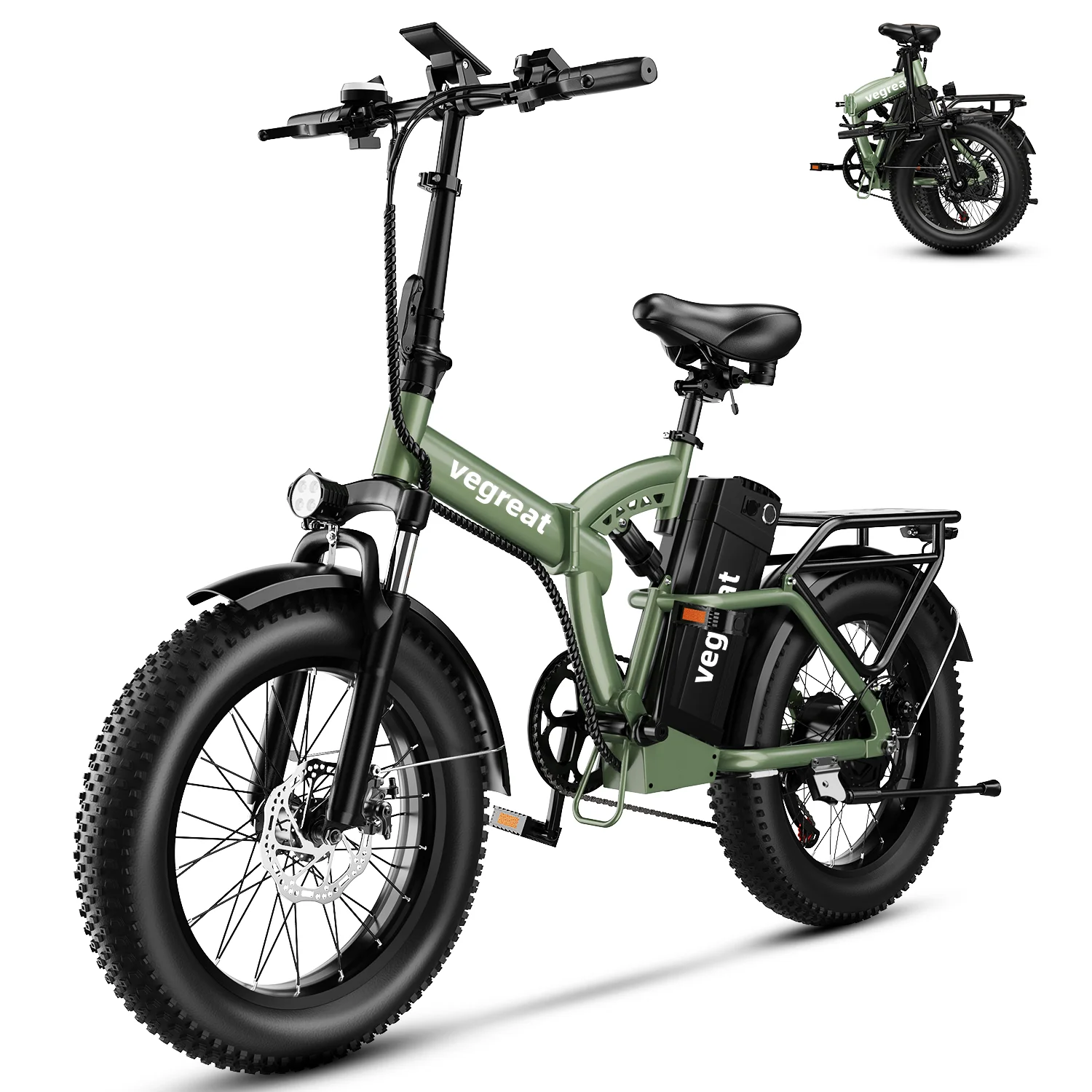 

vegreat Electric Bike for Adults 1500W Motor 48V Battery 50-80Miles Ebike