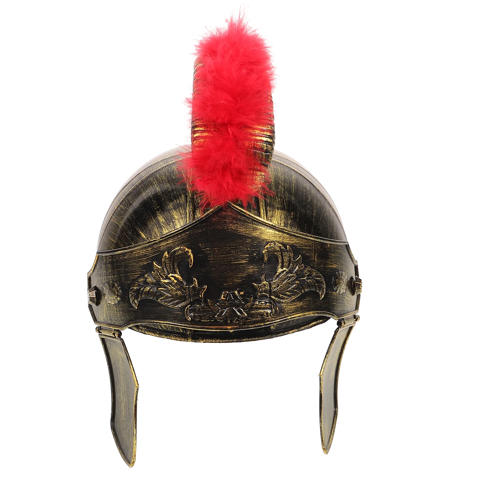 Ancient Roman Hat Knight Costume Adults Plastic Gladiator Headgear Soldier