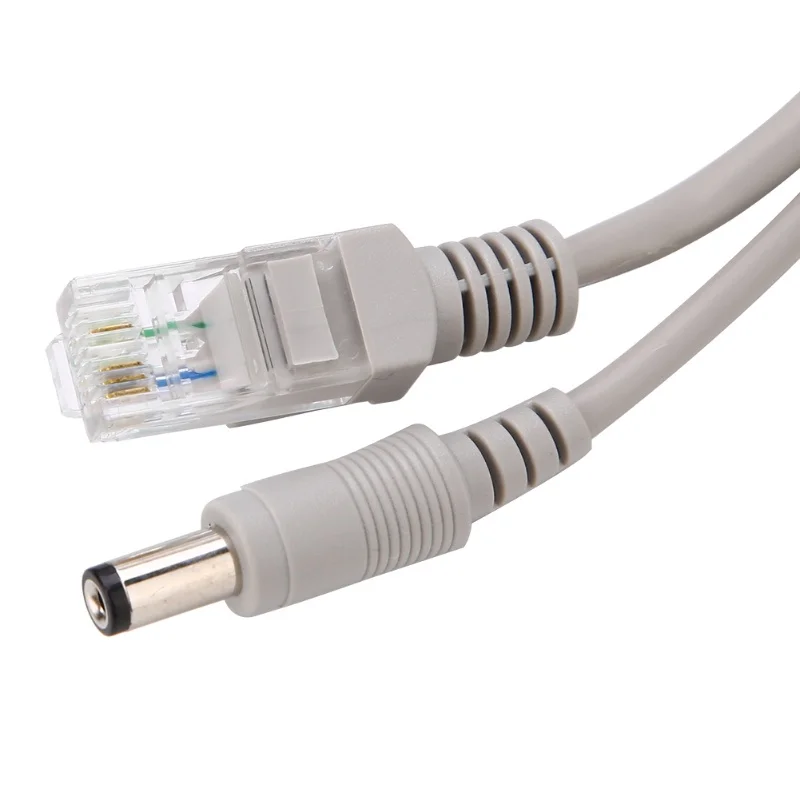 5M/10M/15M/20M RJ45 + DC إيثرنت CCTV كابل لكاميرات IP نظام NVR 10Mbps100Mbps