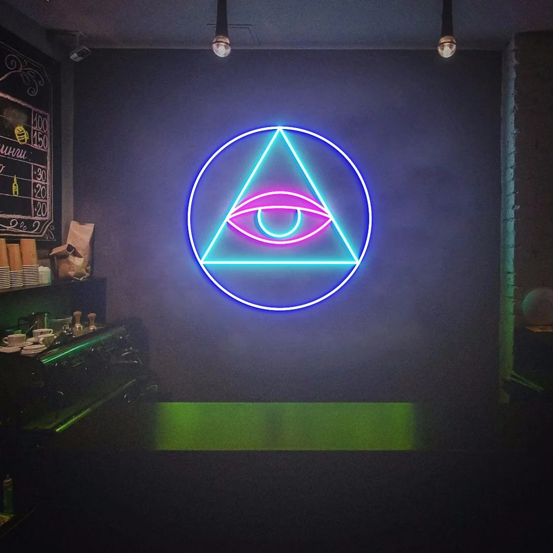 

Evil Eye Neon Sign All Seeing Eye Art Mystical Eye Wall Art Decor Neon Sign Evil Eye Wall Decor Neon Sign