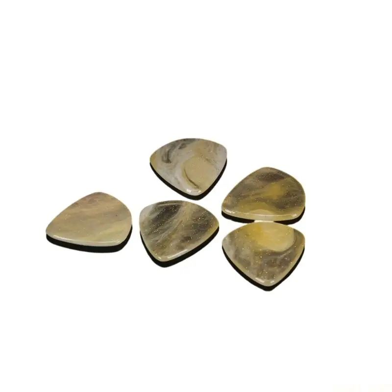 U2JB Professional Elastic Guitar Picks Bass Plectrum Resin Texture Suitable for Speed Precisions and Enhancing Playability