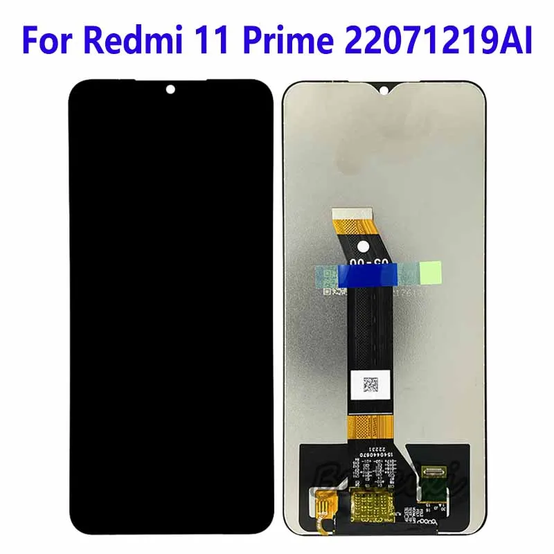 

For Redmi 11 Prime 4G 22071219AI LCD Display Touch Screen Digitizer Assembly For Redmi 11 Prime 5G 22041219I