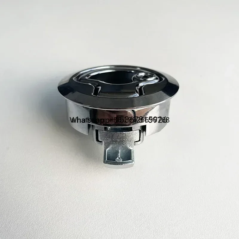 

Good service1pc Boat Flush Mount Hatch Cover Cabinet Door Lift Pull Handle Lock for RV Yacht Marine Deck Locking Locker Yacht Ac
