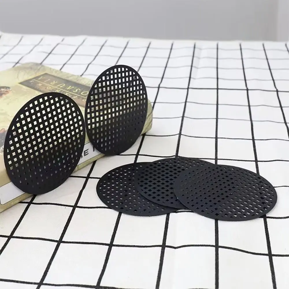 100/200/300Pcs Leak-proof Anti-corrosion Flowerpot Gasket Hole Bonsai Basin Plastic Round Grid Bottom Pad Gardening Accessories