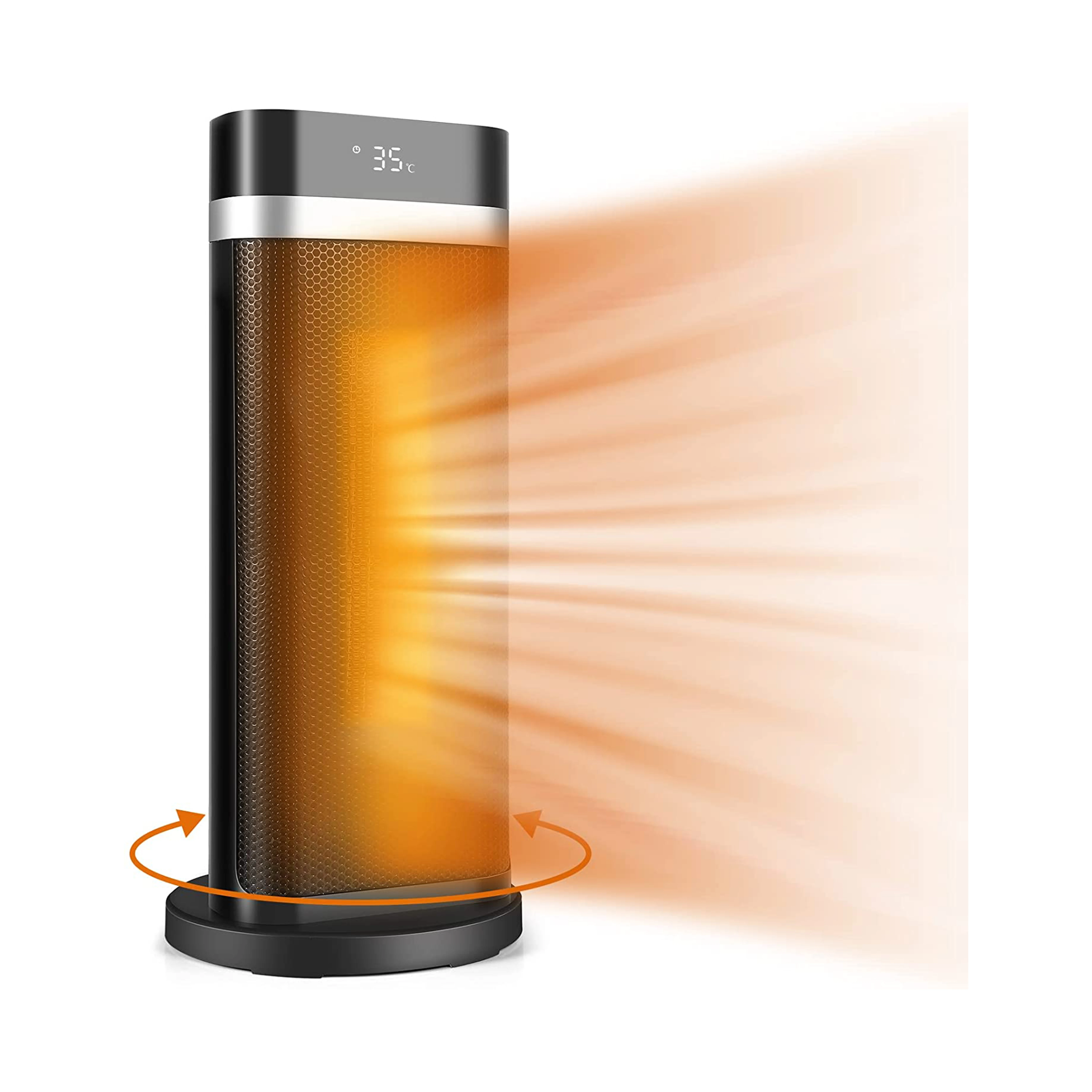 STLF Modern Power Saving Smart Remote Control Home Room Heating Standing Electric Space Heater