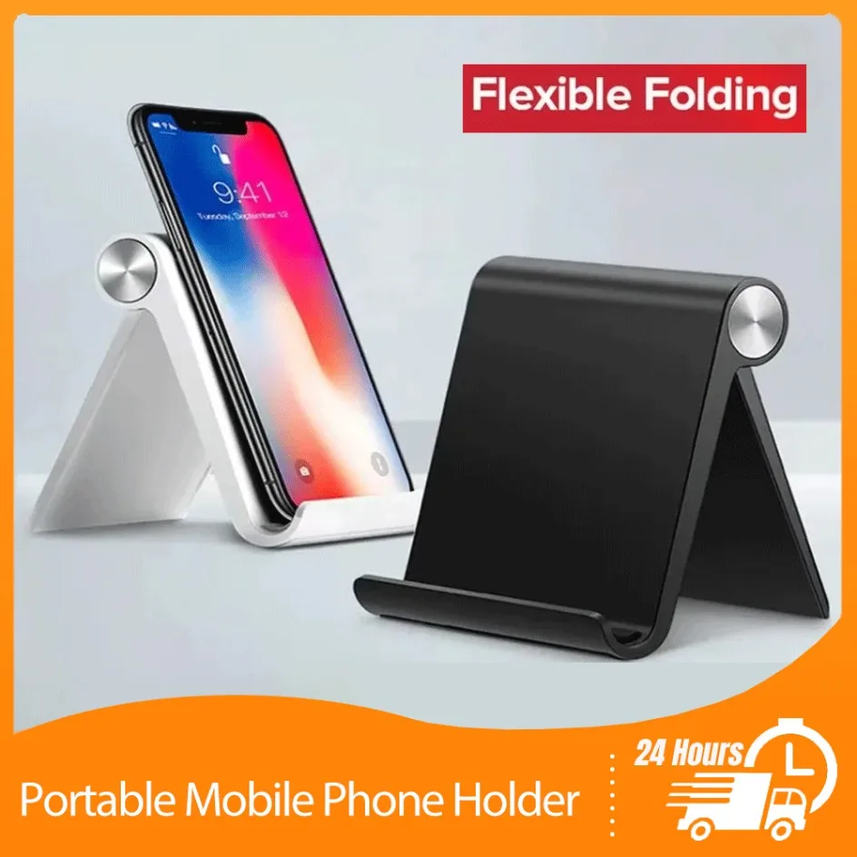 Portable Mobile Holder Mount Phone Holder Stand Desk Cell Phone Holder Stand  Mobile Smartphone Support Tablet Stand for iPhone