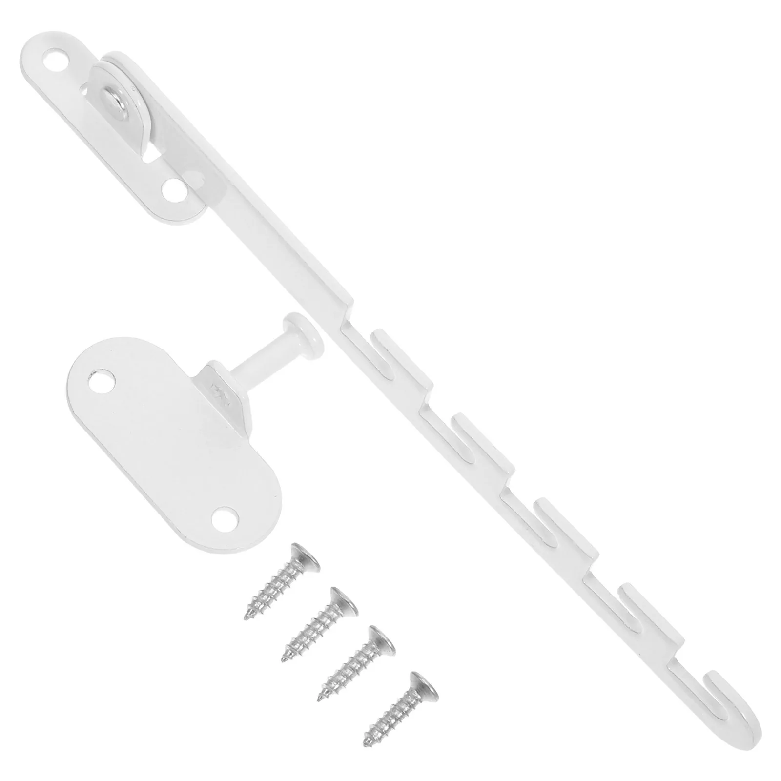 

1Set Window Limiter Heavy Duty White Safety Lock for Kids Toddlers Wind Resistant Secure for Home School