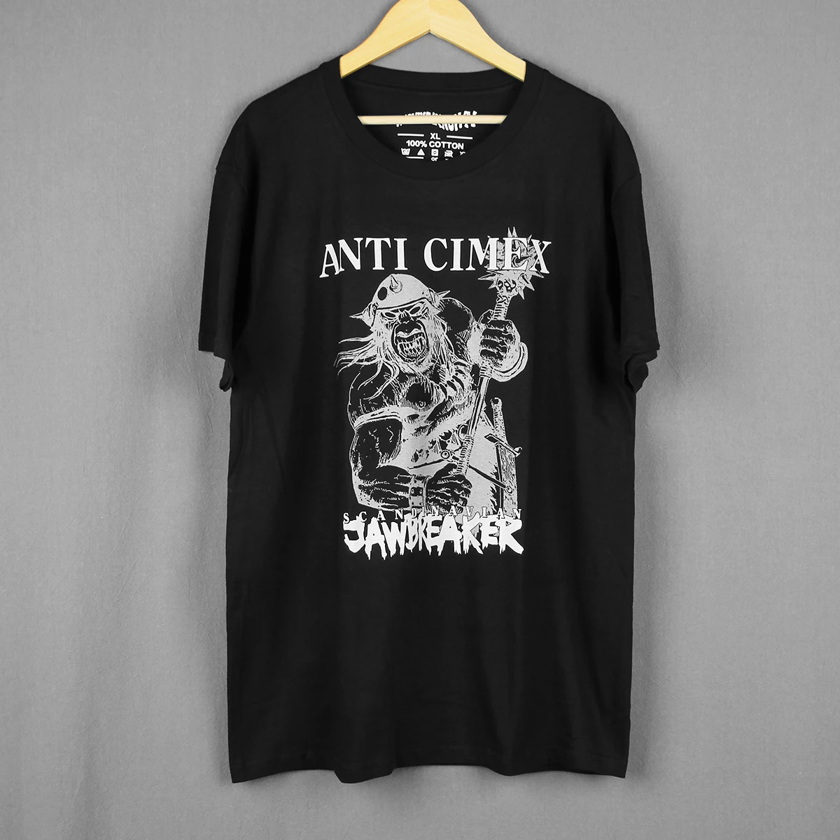 Camiseta Anti Cimex escandinava Jawbreaker Hardcore Punk Asocial MOB47 Driller Killer ropa de hombre camisa suelta de manga corta
