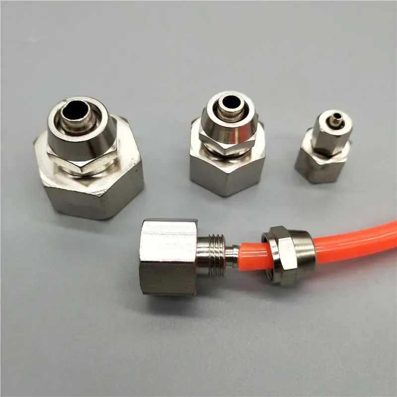 

1pcs PCF Nickel-Plated Copper Female Threadl