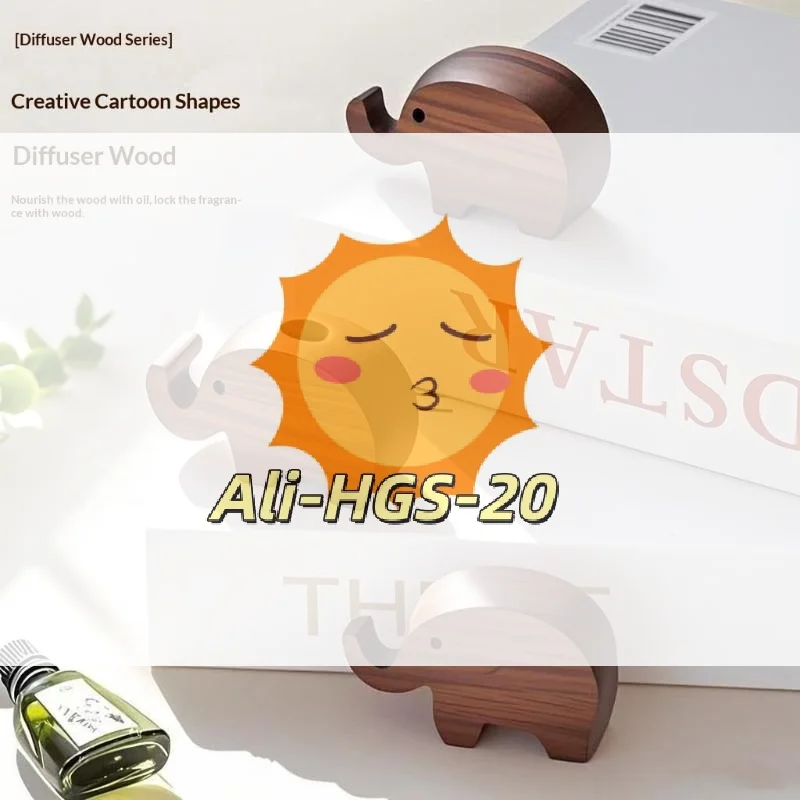 

EcoFriendly Handmade Wooden Elephant Diffuser for Aromatherapy Create a Soothing Home Environment