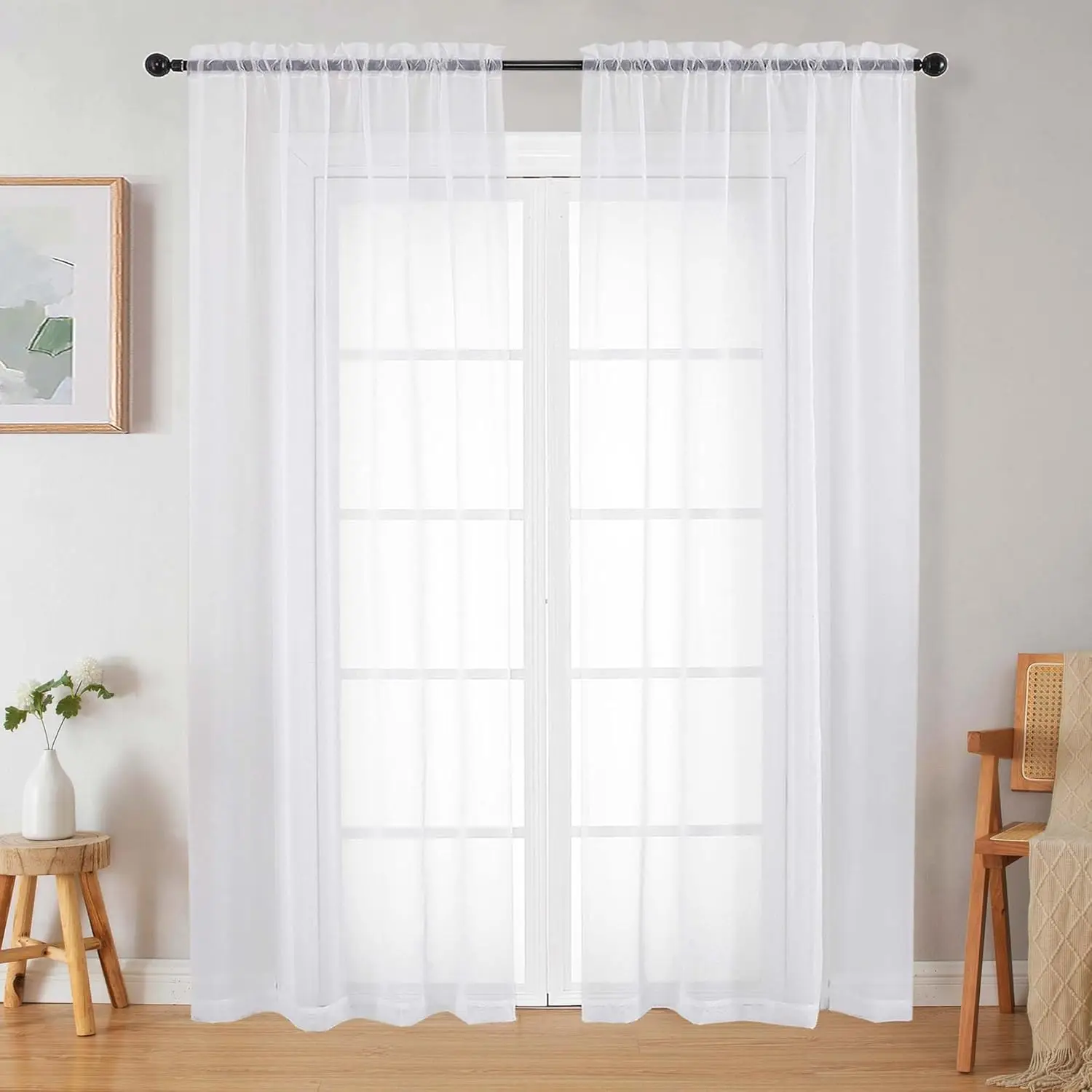 White Sheer Living … - image