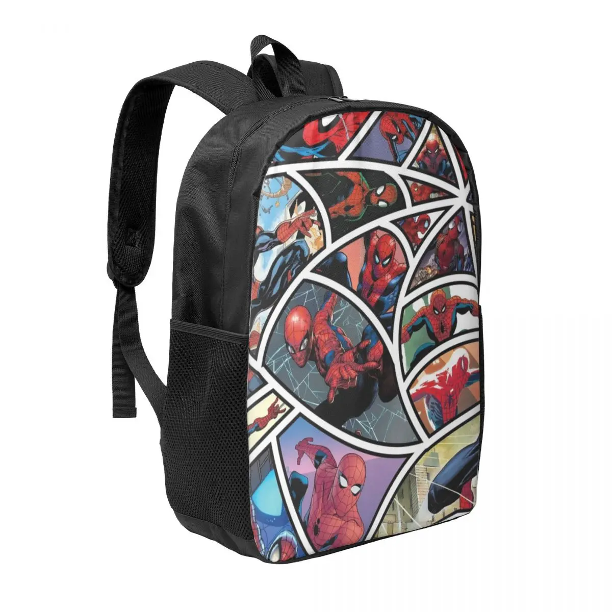 Spiderman 17-Inch Simple Student Backpack - Lightweight and Spacious School Bag for Boys and Girls
