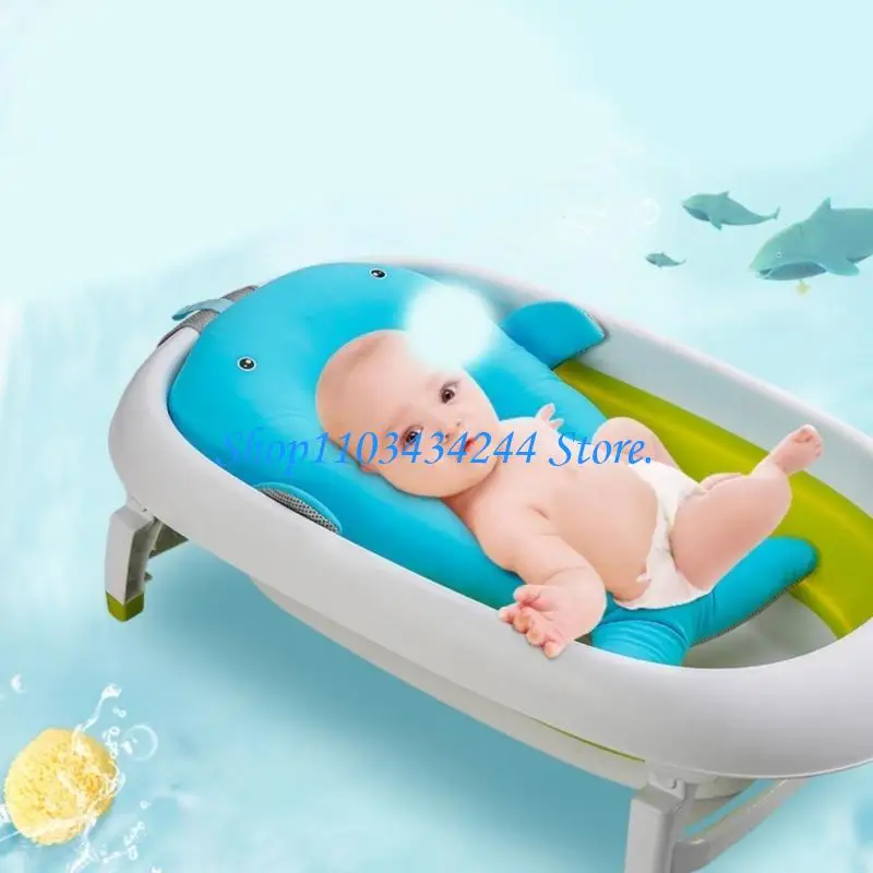 

G2TC Baby Bath Bash Pad Pag Плавающая душевая кровать для новорожденных и младенцев против скольжения с эргономичной поддержкой