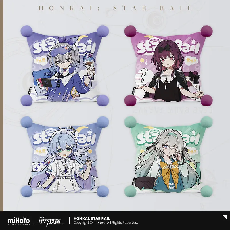 Cosplay Genuine MiHoYo Honkai: Star Rail Kafka Firefly Silver Wolf Robin Hug Pillow Cushion Cute Decoration Gifts Official Anime view 2