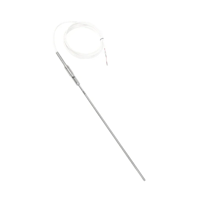 2025 High Precision Temperature Industrial Sensor PT1000 PT100 RTD Resistance 0.05 Celsius Accuracy PRT Probe with Lead Wire