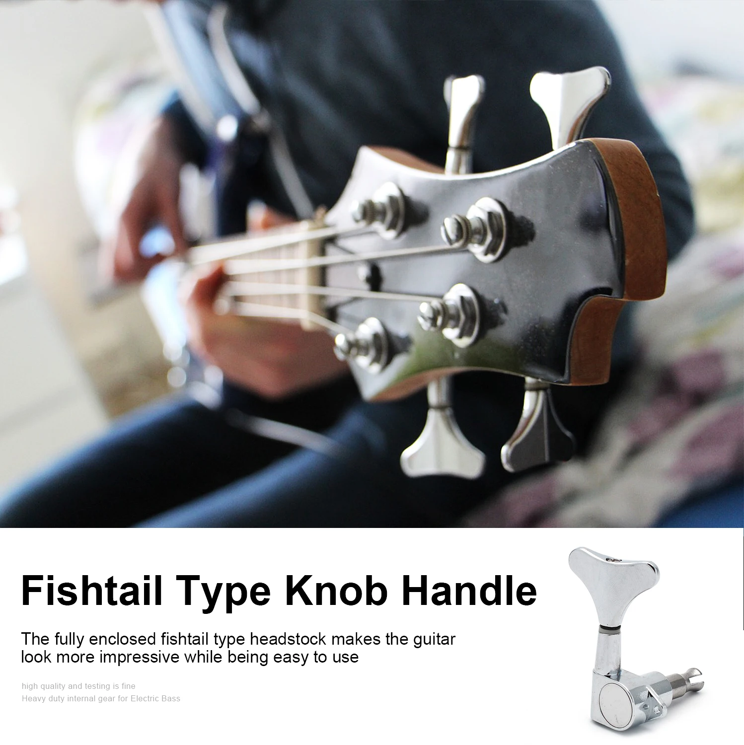 

Электрические басовые гитарные колки (механизмы) для настройки струн, черные/хромированные, запчасти для гитар