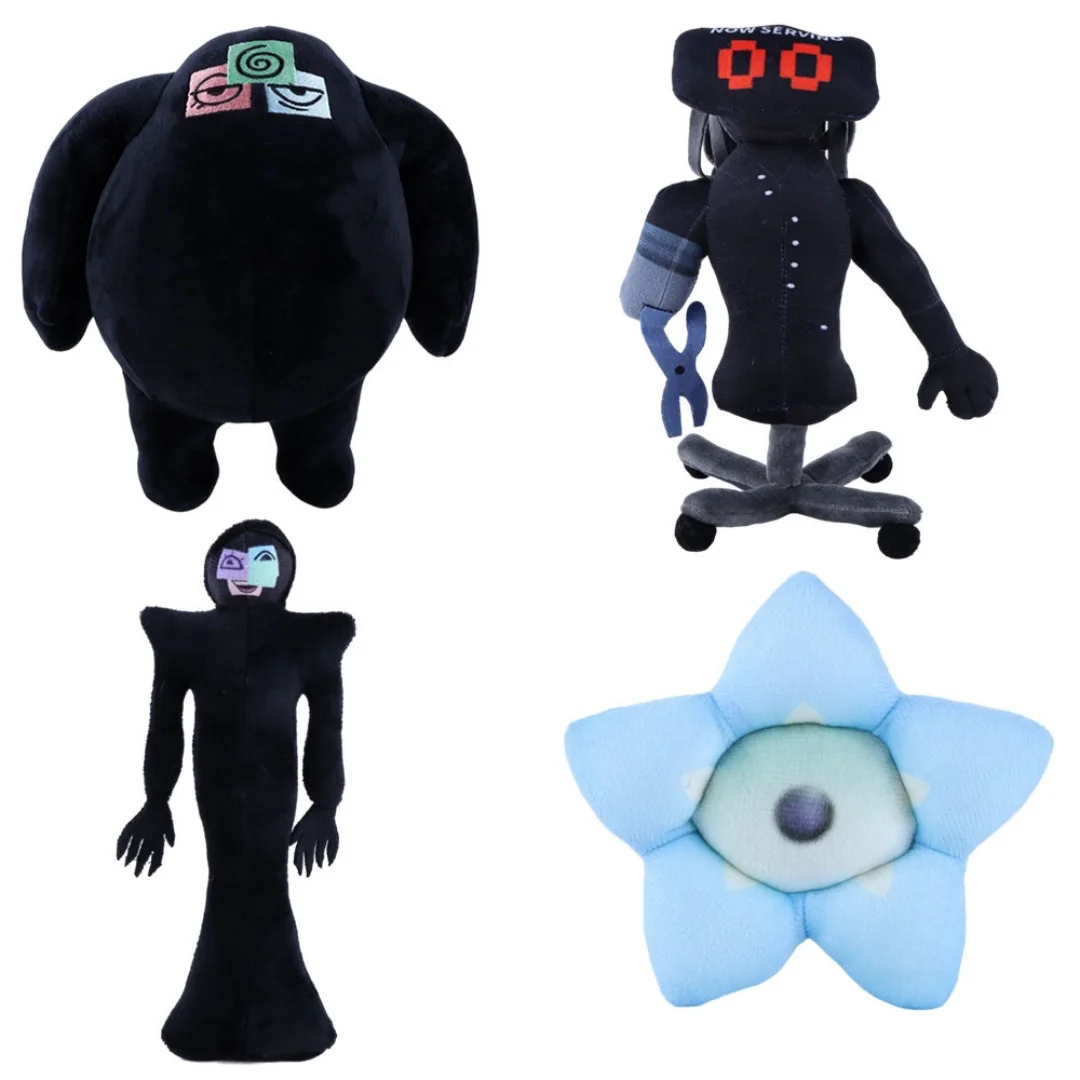 New Doors Plush Toy The Archives Game Surrounding Drone Ransom Alma Forget Me Nots Soft Stuffed Doll Birthday Xmas Gift for Fans