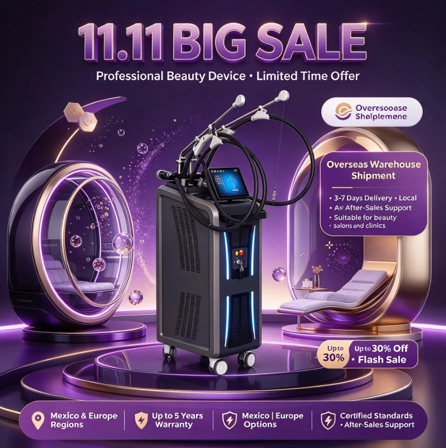 Portable Cold Wave Body Contouring Beauty Machine, Targeted Fat Reduction, Skin Tightening & Lifting for Home and Salon