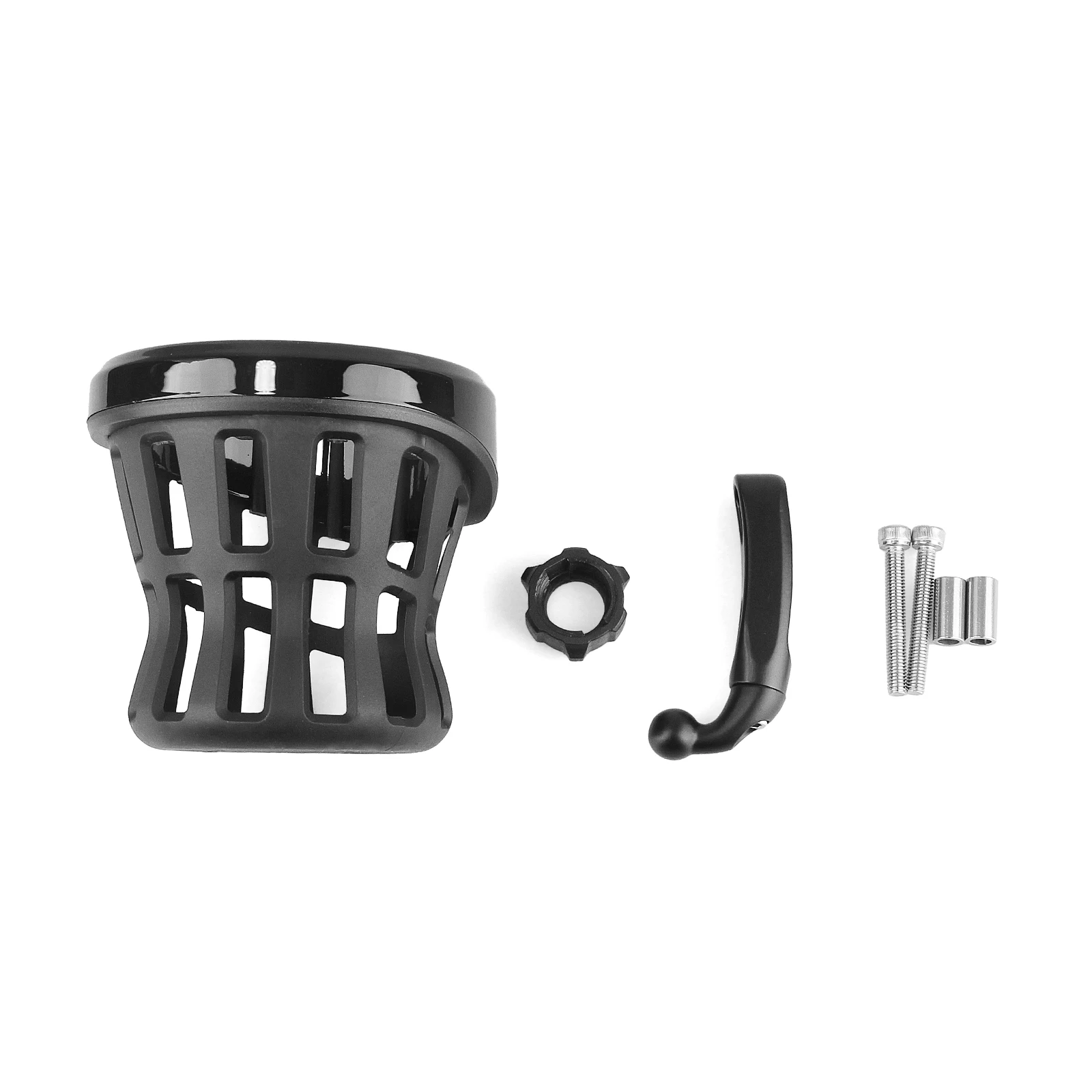 For Honda Gold Wing GL1800 Goldwing GL 1800 Harley Motorcycle Handlebar Bottle Cup Holder Drink Basket Brake Perch Mount W/ Mesh