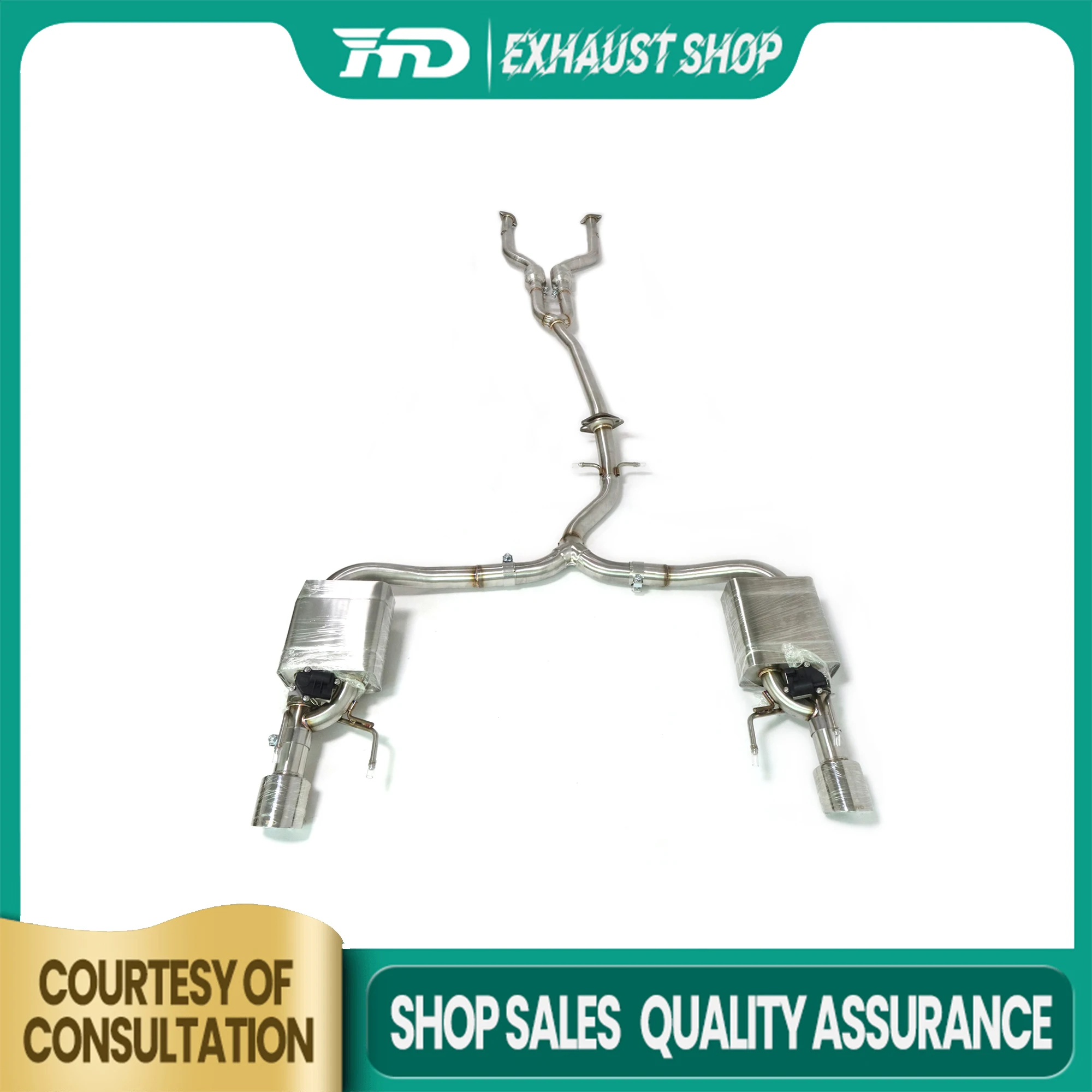 

Высокое качество Catbcak для Lexus IS250, выхлопная система из нержавеющей стали, электронный клапан, наконечники глушителя, неразрушающая установка