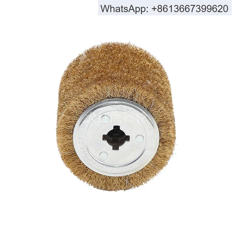 Wood grain reduction wire drawing wheel polishing wheel wire drawing machine wire drawing wheel wood open paint rust removal