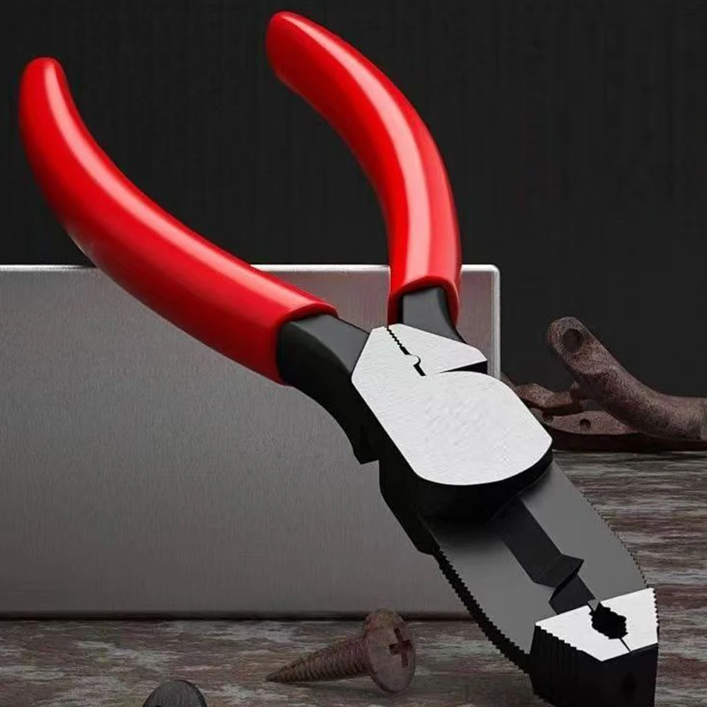 

Slip-tooth screw pliers Multi-Functional Pliers Stripper, Cutter, Crimper For Home, Auto, Furniture Rep Hand tools for screws