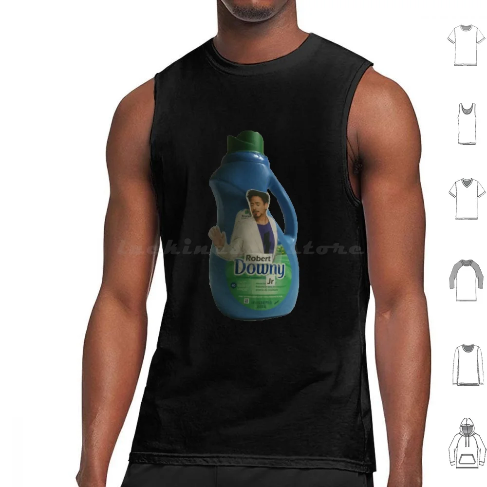 Robert Downey Jr Baseball Tank Tops Vest Sleeveless Robert Downey Jr Baseball