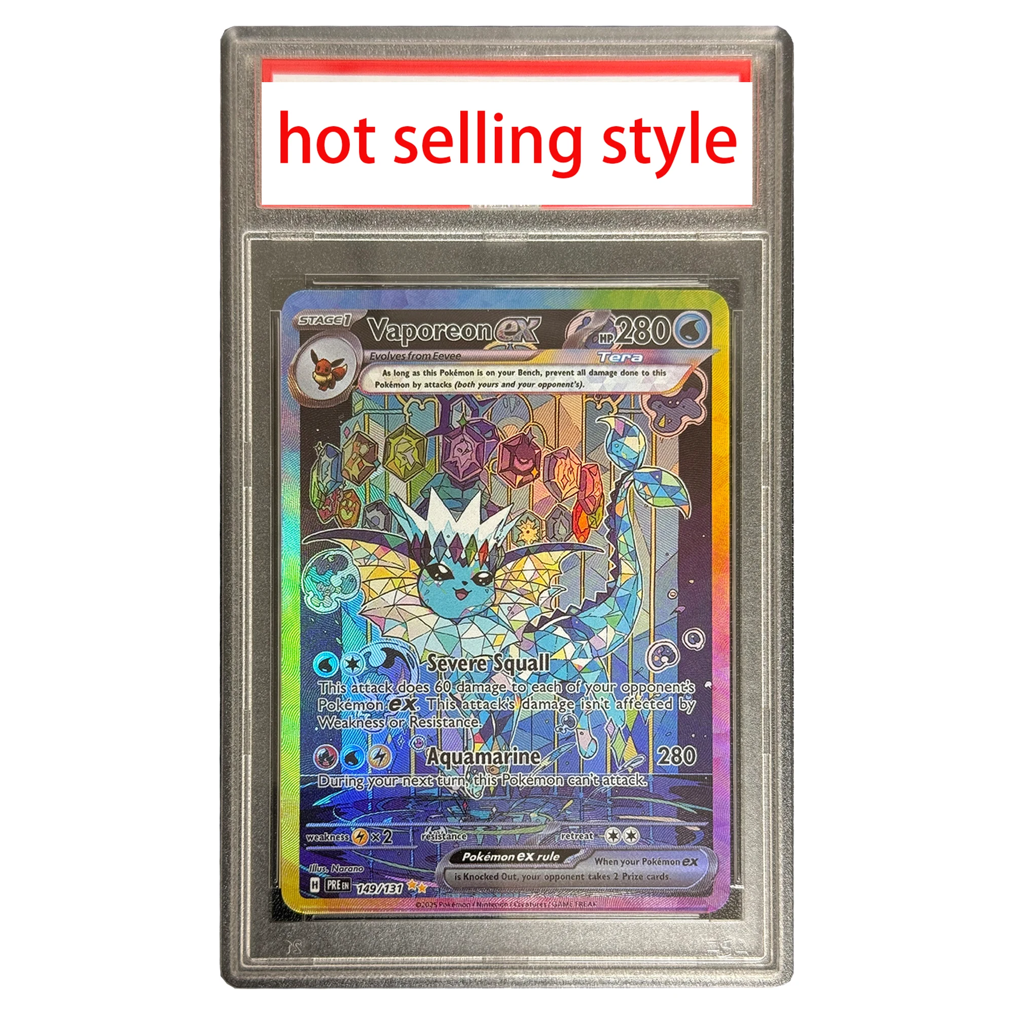 Diy Ptcg Eeveelution Umbreon Sv8A Rating Card Collection Card Copy Version Classic Limited Edition Ptcg Anime Card Gift Toys