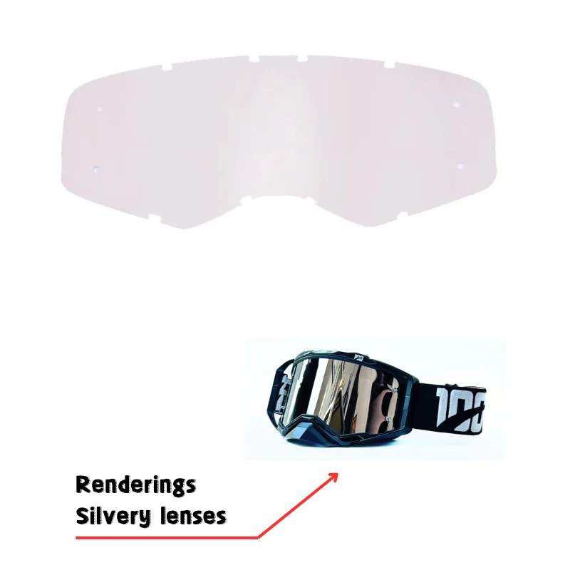 Motorcycle Goggles HD Mirror Golden Clean Lenses Motocross Goggles Universal Accessories Spare Lenses For SCOTT Goggles