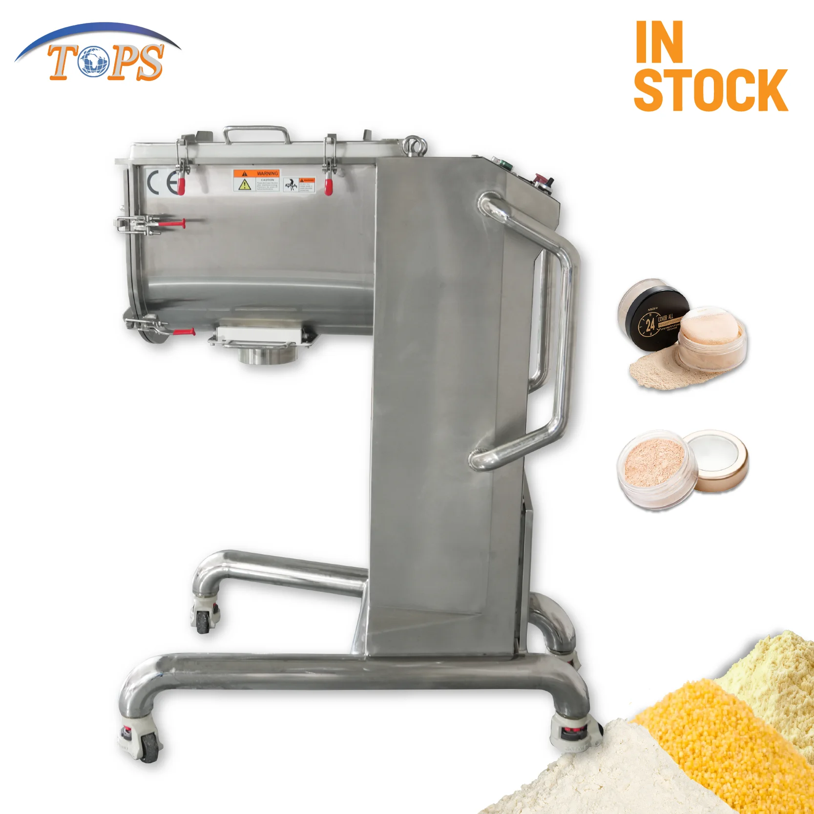 Stainless Steel Mini Horizontal For Animal Cat Dog Food Chemical High Speed Mixer Powder